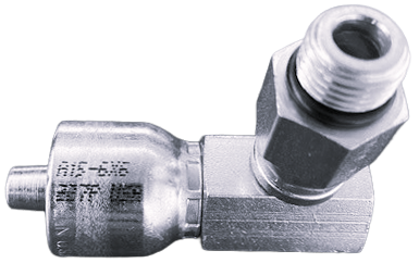 A Series ORB - O-Ring Boss Male Swivel 90&deg;